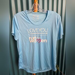 Sky Blue Motivational Tee - Short Sleeve